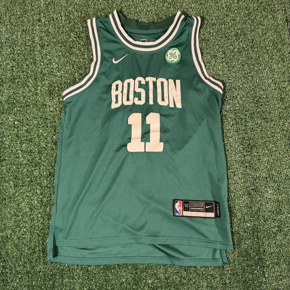 Nike Boston Celtics Kyrie Irving 11 Jersey Green NBA Swingman Mens 52 XL